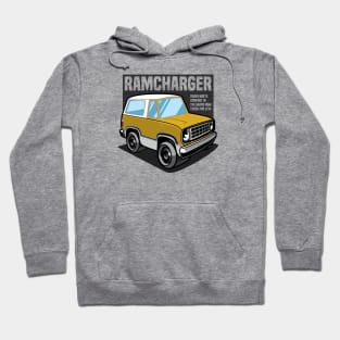 Yellow Ramcharger (White-Based) - 1974 Hoodie